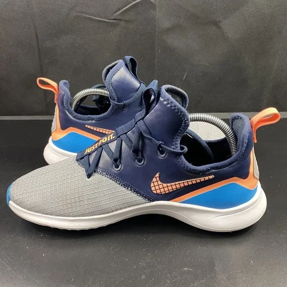 Nike Free TR8 Low Textile Trainers AJ7681-008 Blue/Orange/White Sz 10.5 - Picture 4 of 10